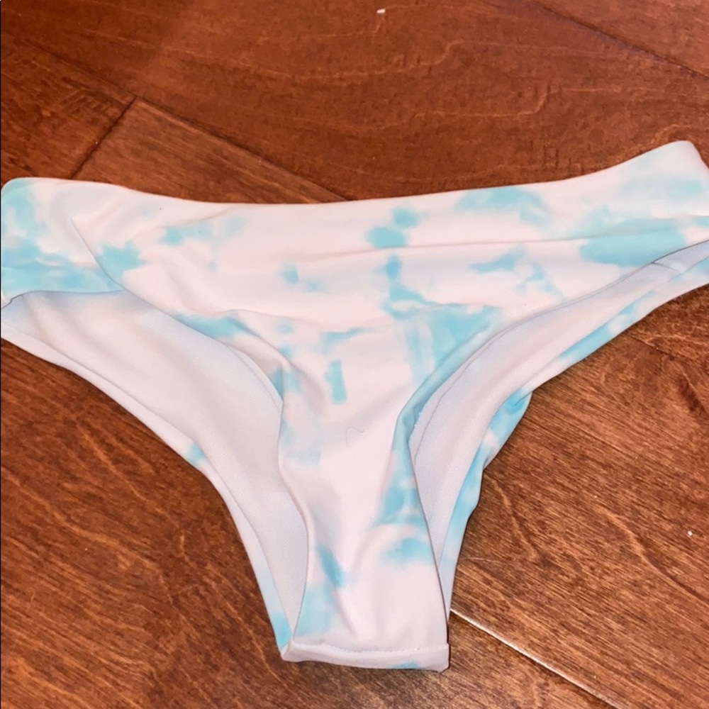 blue and white marble bathing suit not worn yet